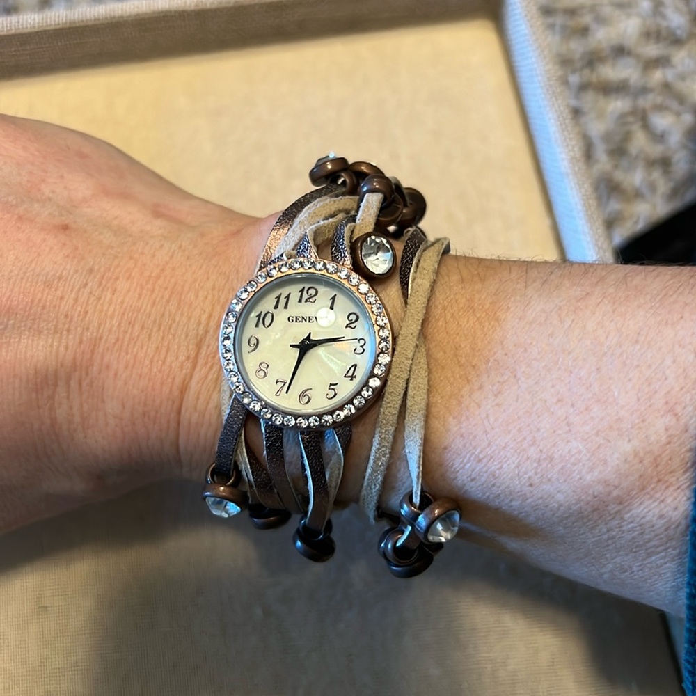Wrap bracelet watch